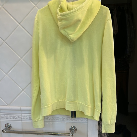 Aviator Nation limited edition neon yellow five stripe hoodie - Picture 4 of 4